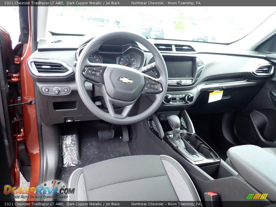 Jet Black Interior - 2021 Chevrolet TrailBlazer LT AWD Photo #12
