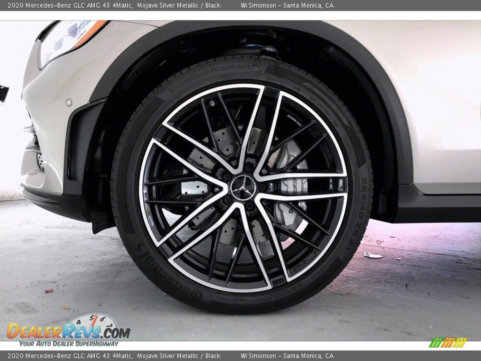 2020 Mercedes-Benz GLC AMG 43 4Matic Mojave Silver Metallic / Black Photo #9