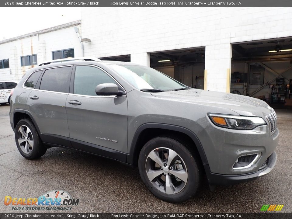 2020 Jeep Cherokee Limited 4x4 Sting-Gray / Black Photo #3