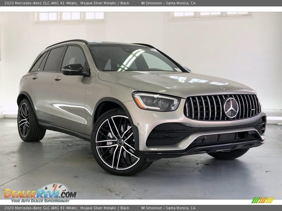 2020 Mercedes-Benz GLC AMG 43 4Matic Mojave Silver Metallic / Black Photo #12