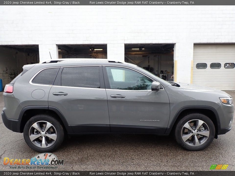 2020 Jeep Cherokee Limited 4x4 Sting-Gray / Black Photo #4