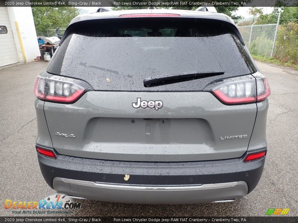 2020 Jeep Cherokee Limited 4x4 Sting-Gray / Black Photo #6