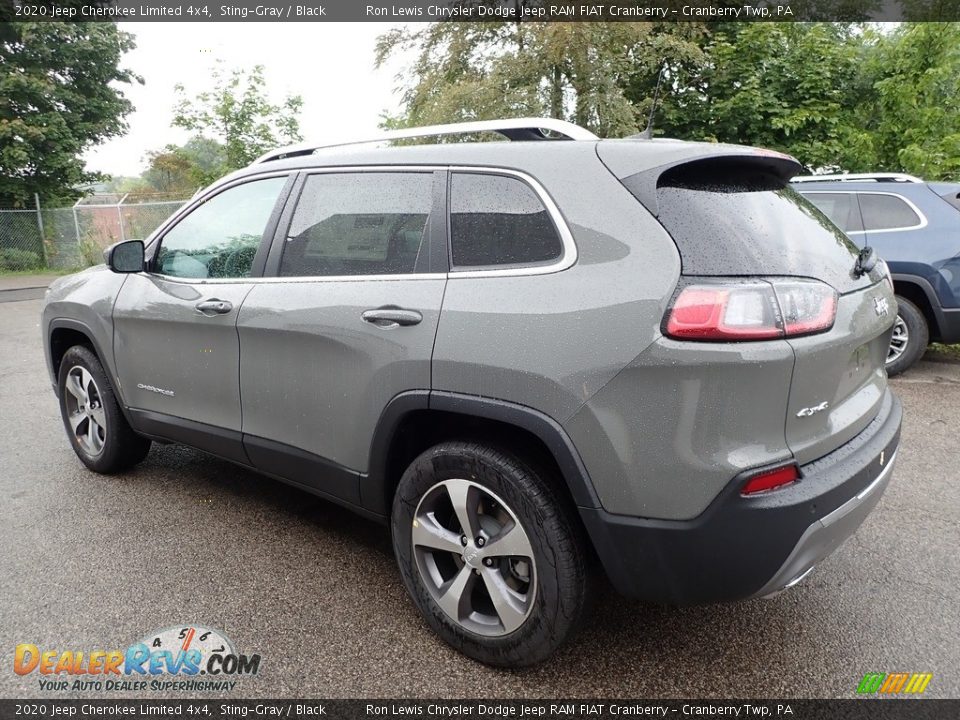 2020 Jeep Cherokee Limited 4x4 Sting-Gray / Black Photo #8