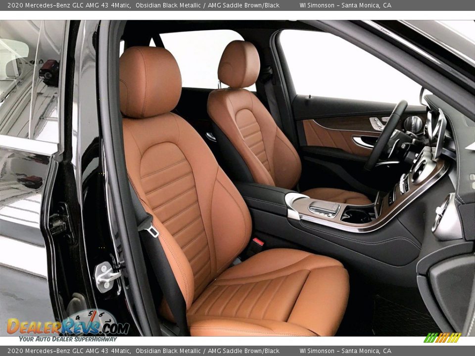 AMG Saddle Brown/Black Interior - 2020 Mercedes-Benz GLC AMG 43 4Matic Photo #5