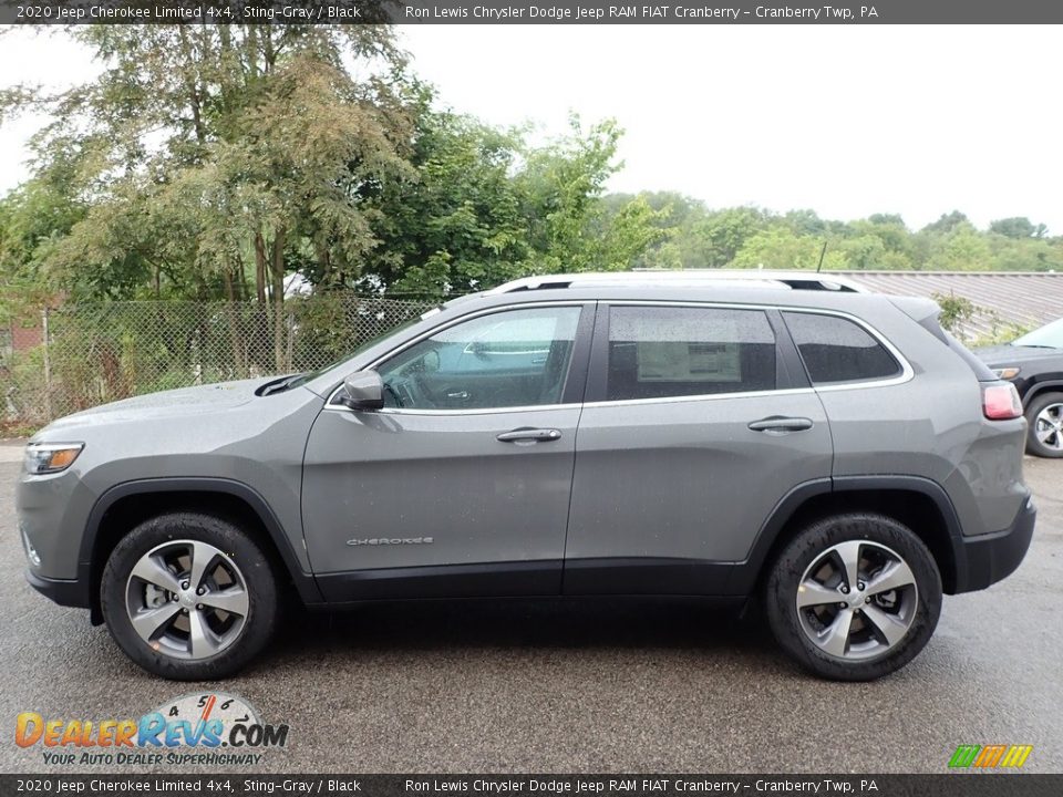 2020 Jeep Cherokee Limited 4x4 Sting-Gray / Black Photo #9