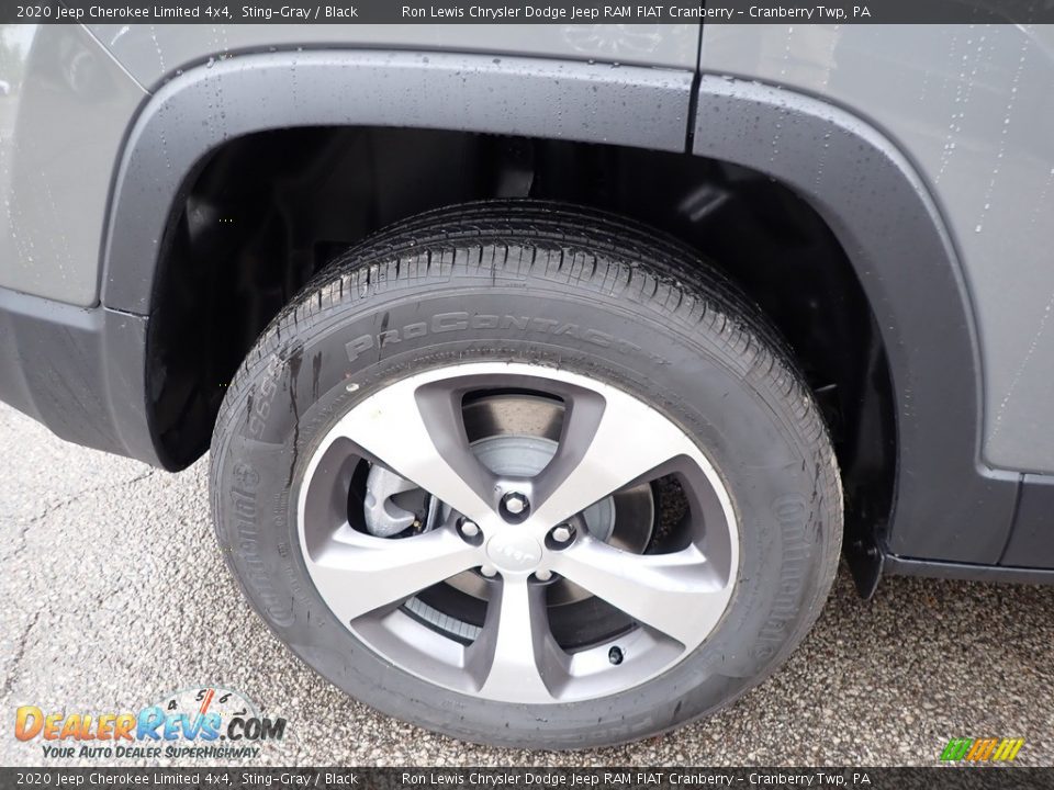 2020 Jeep Cherokee Limited 4x4 Sting-Gray / Black Photo #10