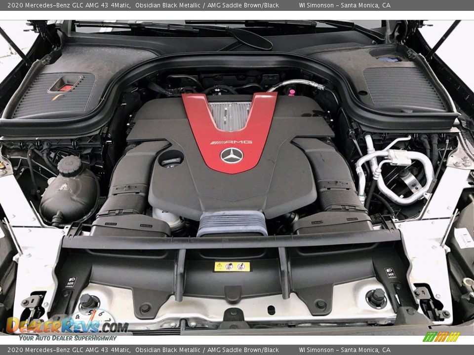 2020 Mercedes-Benz GLC AMG 43 4Matic 3.0 Liter AMG biturbo DOHC 24-Valve VVT V6 Engine Photo #8