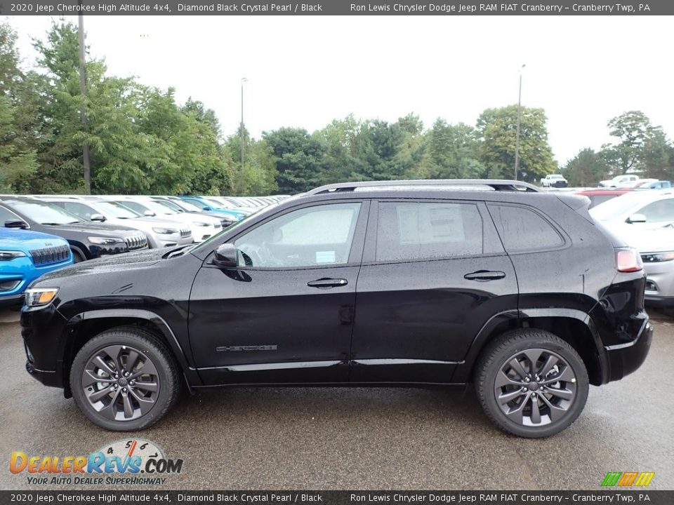 Diamond Black Crystal Pearl 2020 Jeep Cherokee High Altitude 4x4 Photo #9