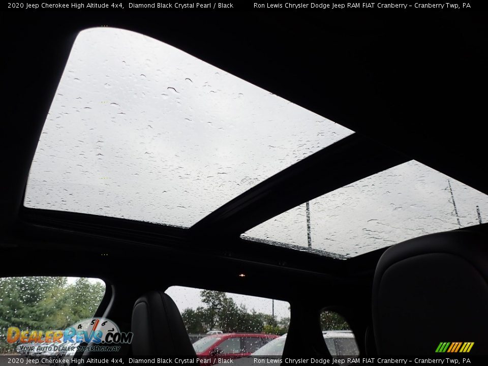 2020 Jeep Cherokee High Altitude 4x4 Diamond Black Crystal Pearl / Black Photo #12