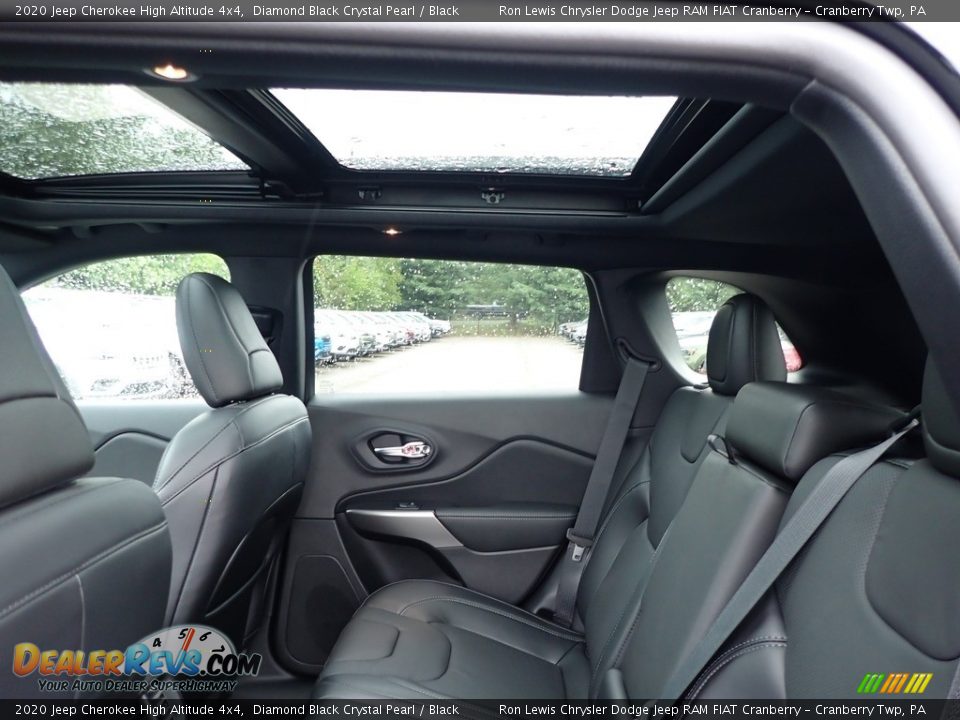 2020 Jeep Cherokee High Altitude 4x4 Diamond Black Crystal Pearl / Black Photo #14