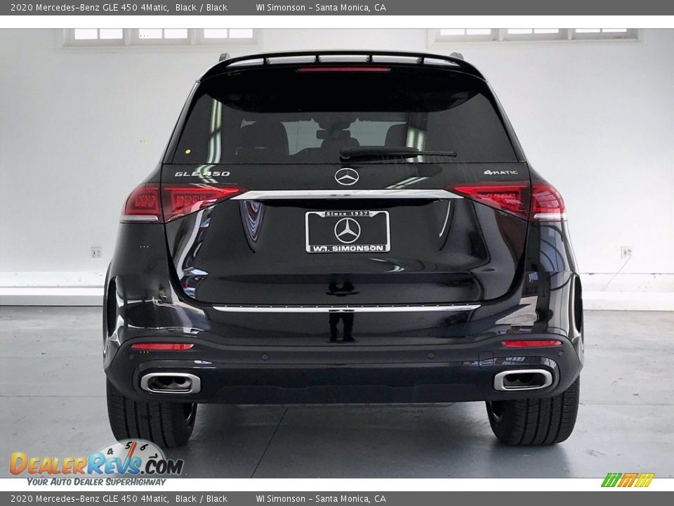 2020 Mercedes-Benz GLE 450 4Matic Black / Black Photo #3