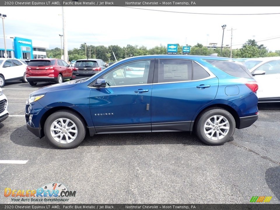 2020 Chevrolet Equinox LT AWD Pacific Blue Metallic / Jet Black Photo #3