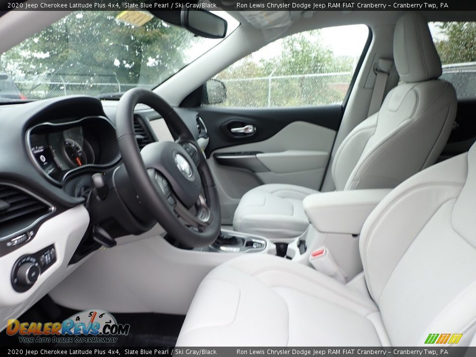 2020 Jeep Cherokee Latitude Plus 4x4 Slate Blue Pearl / Ski Gray/Black Photo #13