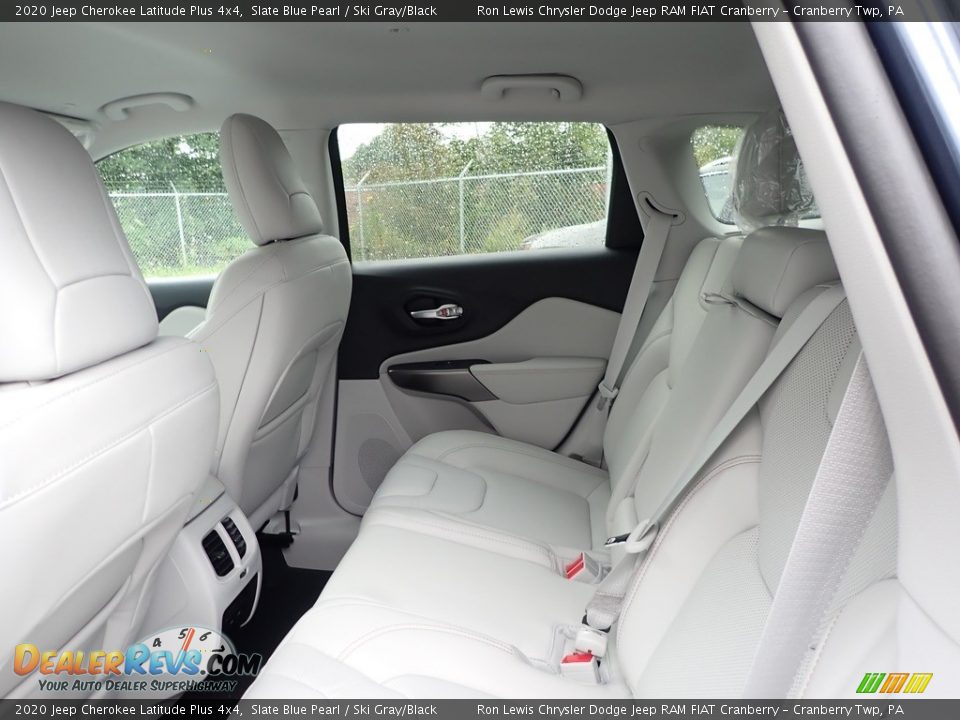 2020 Jeep Cherokee Latitude Plus 4x4 Slate Blue Pearl / Ski Gray/Black Photo #14