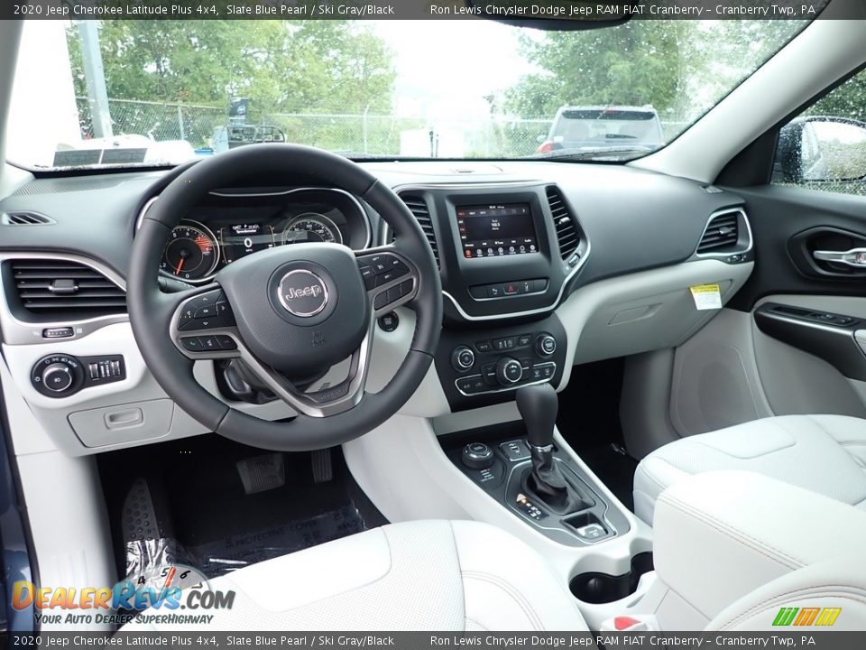 Ski Gray/Black Interior - 2020 Jeep Cherokee Latitude Plus 4x4 Photo #15
