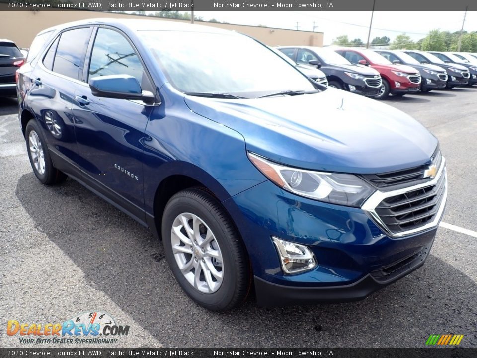2020 Chevrolet Equinox LT AWD Pacific Blue Metallic / Jet Black Photo #8