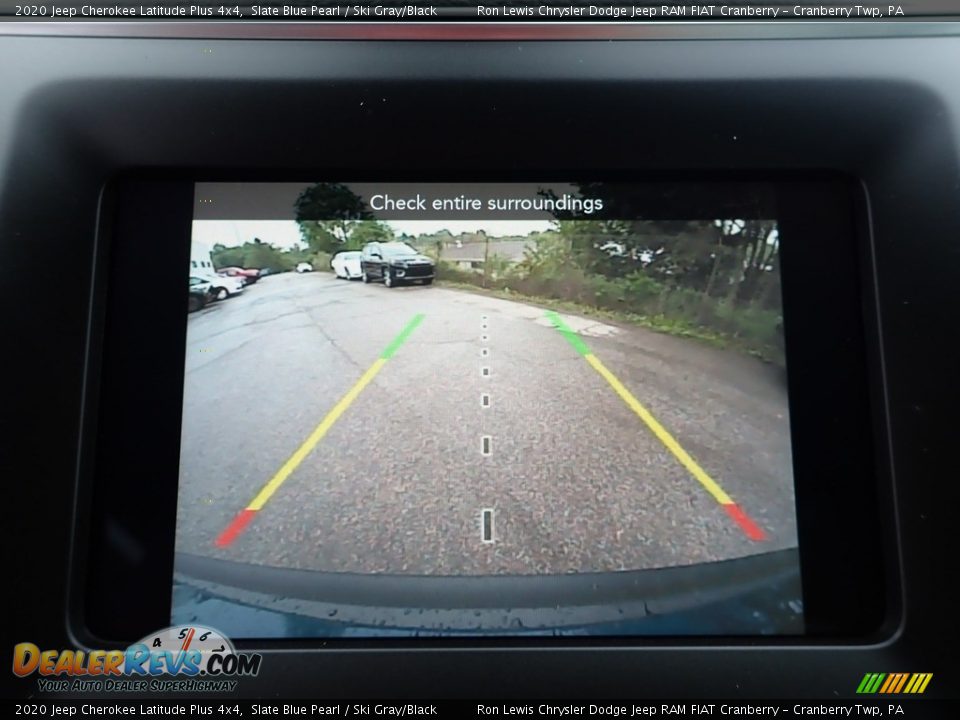 2020 Jeep Cherokee Latitude Plus 4x4 Slate Blue Pearl / Ski Gray/Black Photo #19