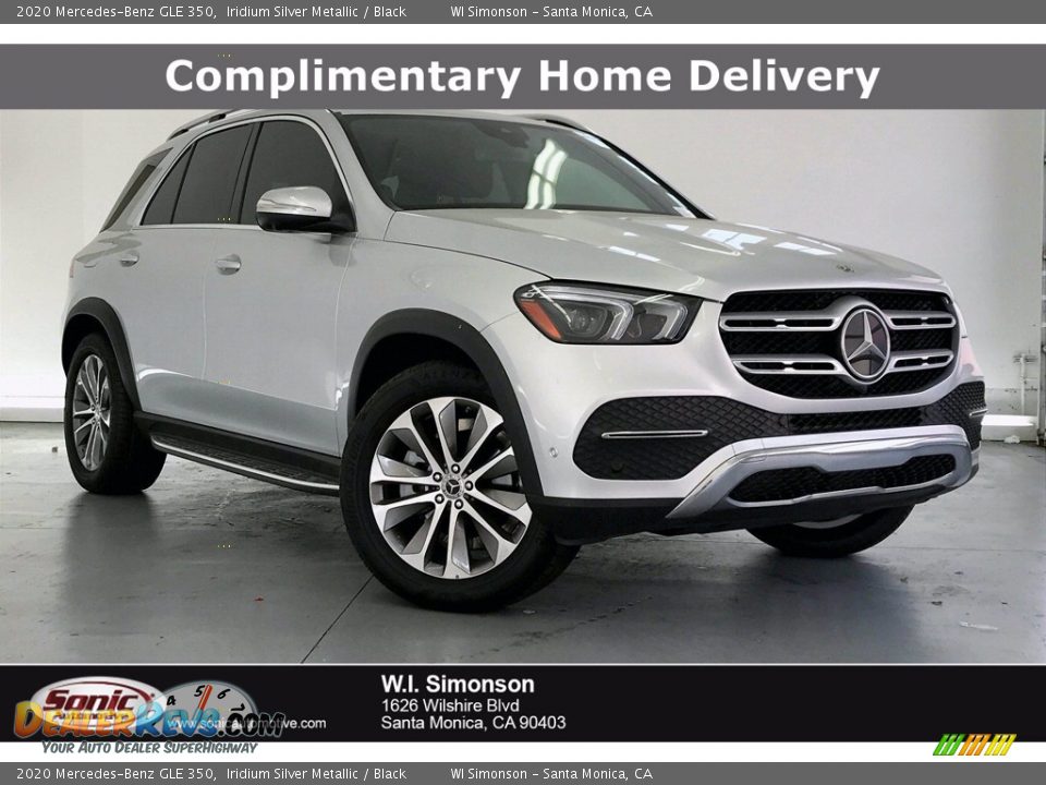 2020 Mercedes-Benz GLE 350 Iridium Silver Metallic / Black Photo #1
