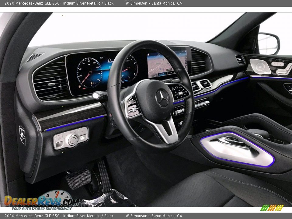 2020 Mercedes-Benz GLE 350 Iridium Silver Metallic / Black Photo #4