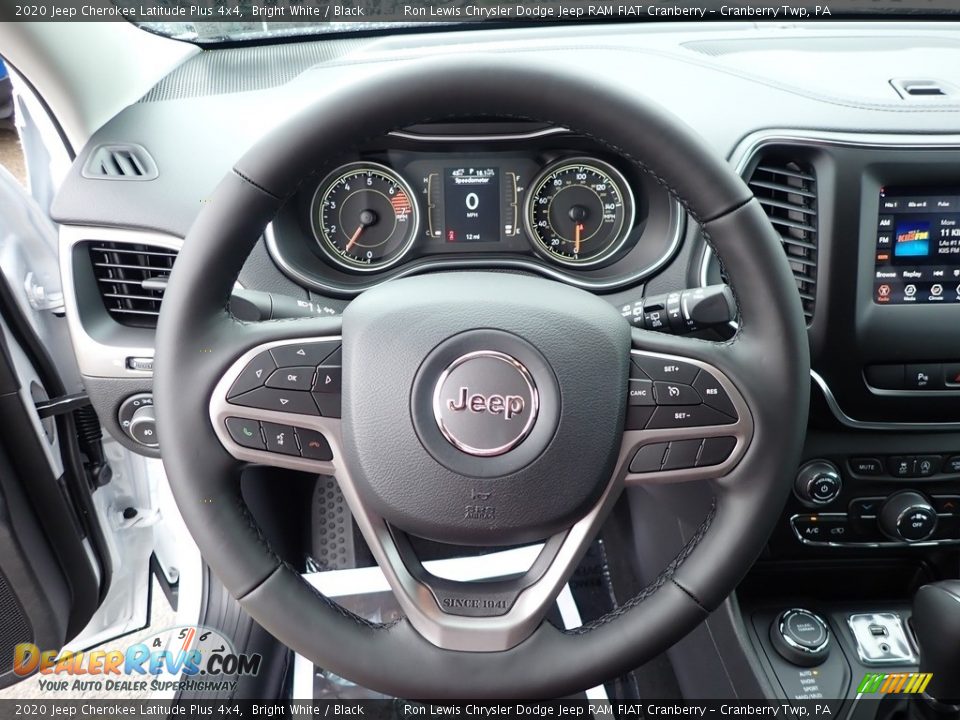 2020 Jeep Cherokee Latitude Plus 4x4 Steering Wheel Photo #17