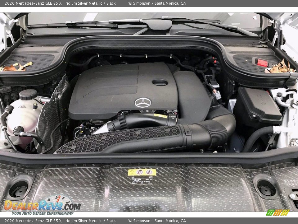 2020 Mercedes-Benz GLE 350 Iridium Silver Metallic / Black Photo #8
