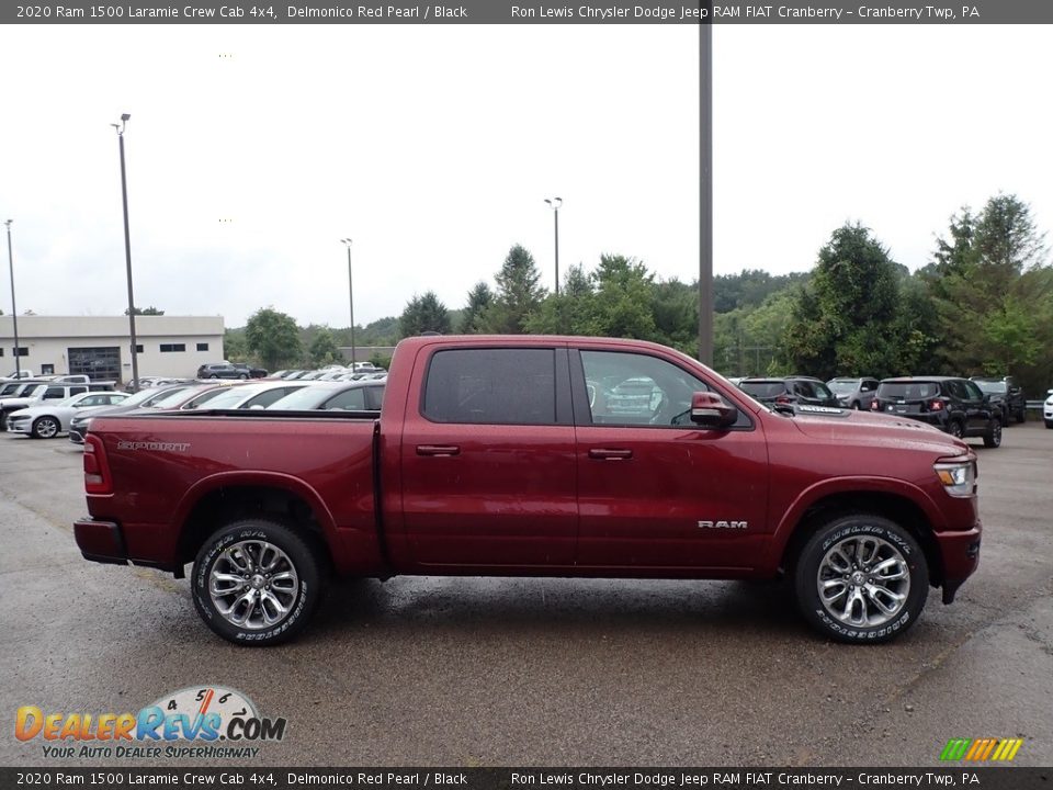 Delmonico Red Pearl 2020 Ram 1500 Laramie Crew Cab 4x4 Photo #4