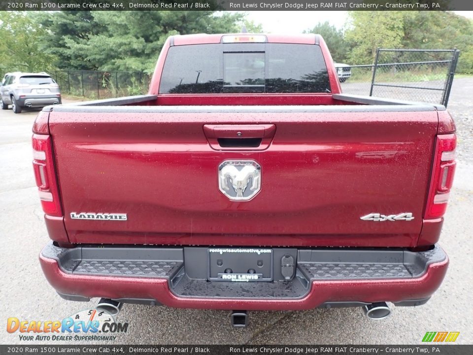 2020 Ram 1500 Laramie Crew Cab 4x4 Delmonico Red Pearl / Black Photo #6