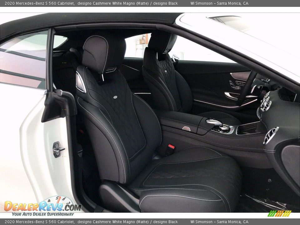 Front Seat of 2020 Mercedes-Benz S 560 Cabriolet Photo #5