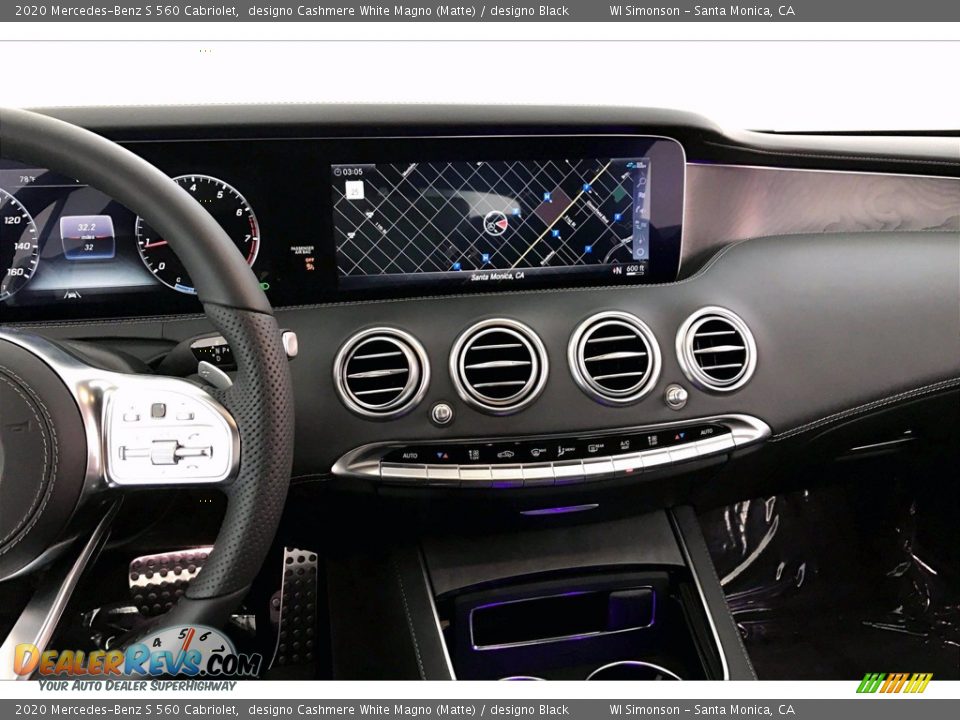 Dashboard of 2020 Mercedes-Benz S 560 Cabriolet Photo #6