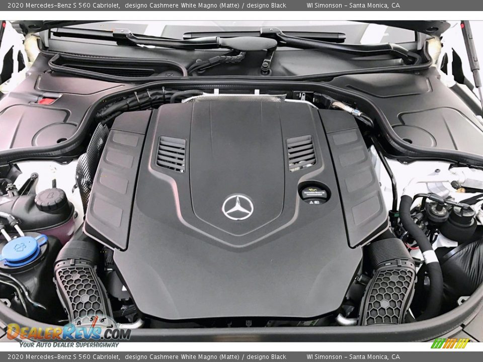 2020 Mercedes-Benz S 560 Cabriolet 4.0 Liter DI biturbo DOHC 32-Valve VVT V8 Engine Photo #8