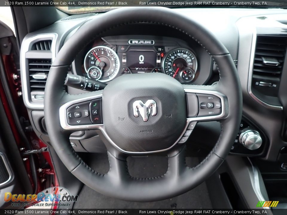2020 Ram 1500 Laramie Crew Cab 4x4 Steering Wheel Photo #17