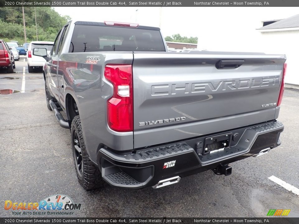 2020 Chevrolet Silverado 1500 Custom Trail Boss Double Cab 4x4 Satin Steel Metallic / Jet Black Photo #4