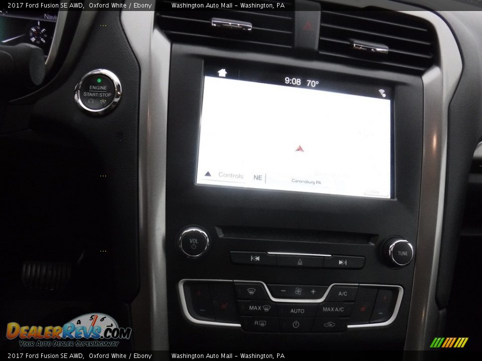 2017 Ford Fusion SE AWD Oxford White / Ebony Photo #3