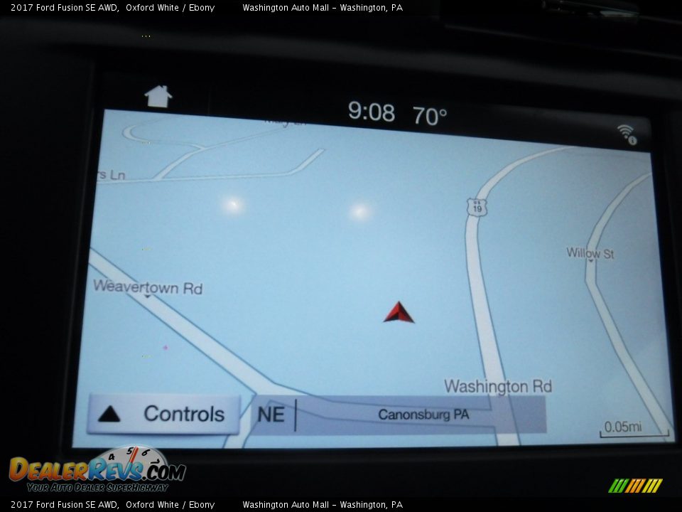2017 Ford Fusion SE AWD Oxford White / Ebony Photo #4