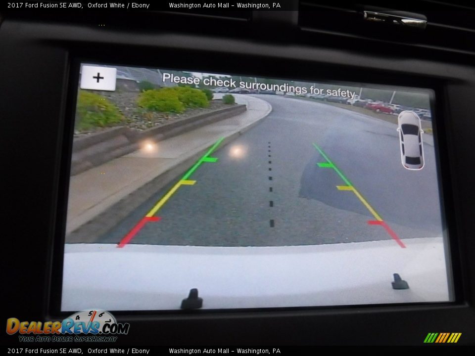2017 Ford Fusion SE AWD Oxford White / Ebony Photo #5