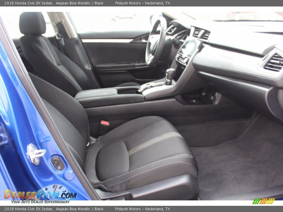 Front Seat of 2018 Honda Civic EX Sedan Photo #27
