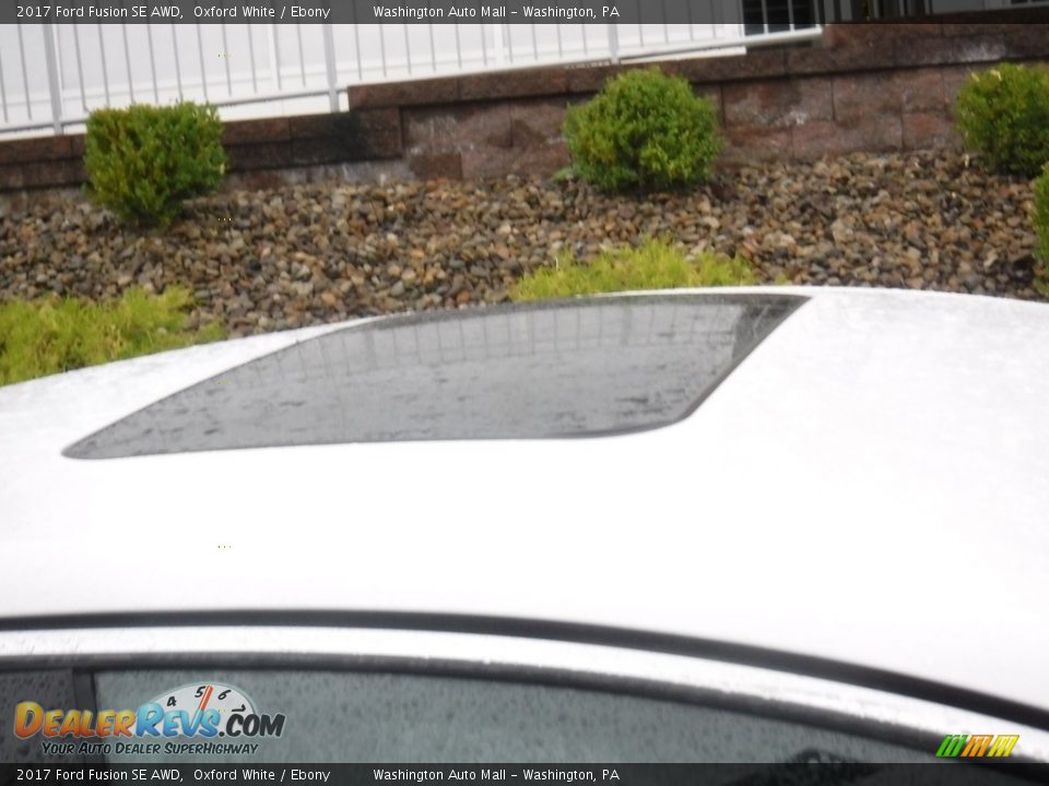 2017 Ford Fusion SE AWD Oxford White / Ebony Photo #7