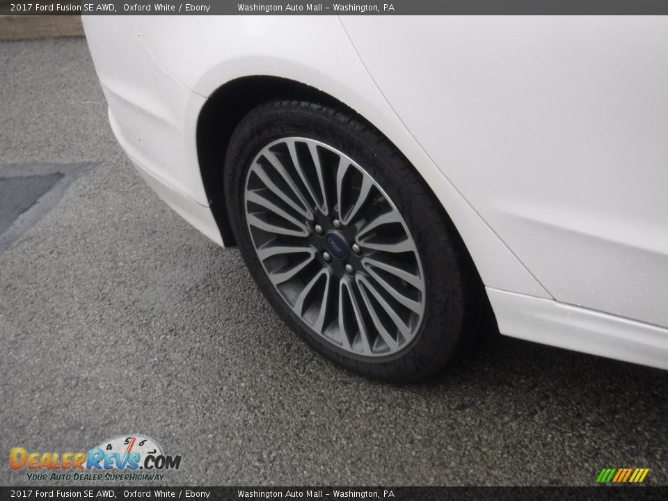 2017 Ford Fusion SE AWD Oxford White / Ebony Photo #8