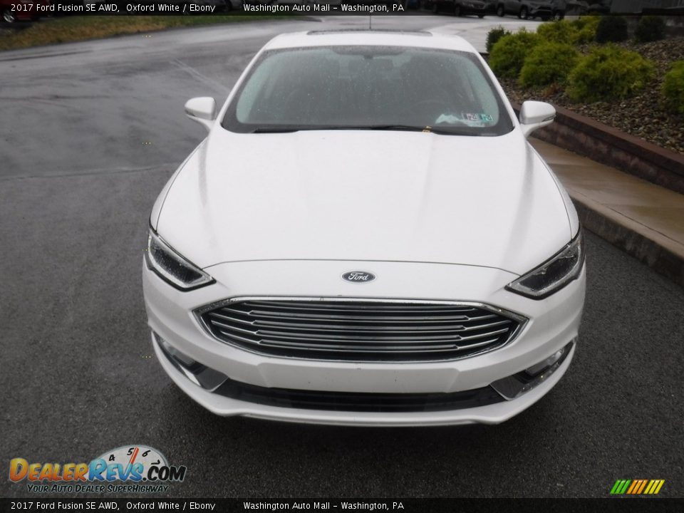 2017 Ford Fusion SE AWD Oxford White / Ebony Photo #9