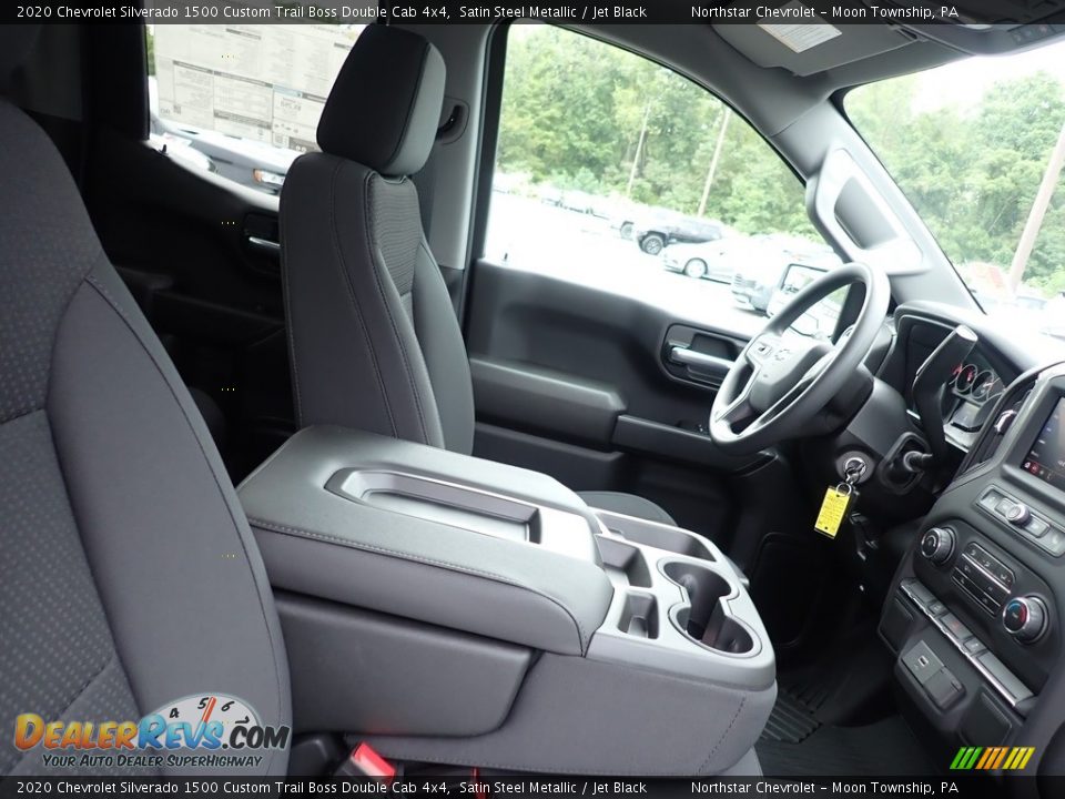2020 Chevrolet Silverado 1500 Custom Trail Boss Double Cab 4x4 Satin Steel Metallic / Jet Black Photo #10