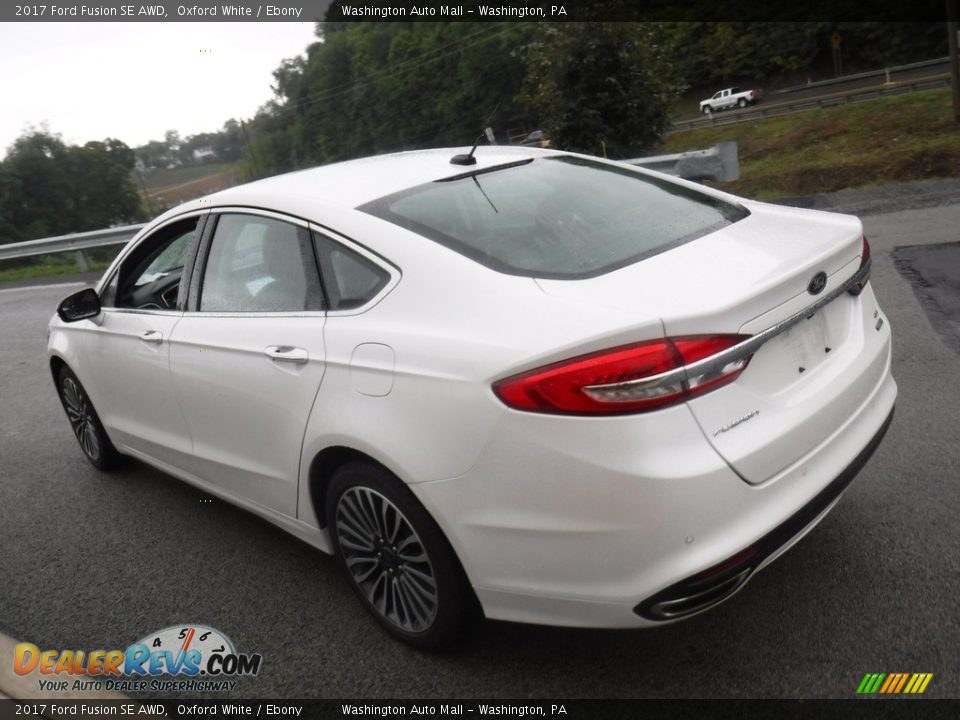 2017 Ford Fusion SE AWD Oxford White / Ebony Photo #13