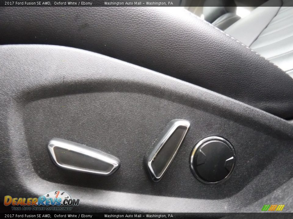2017 Ford Fusion SE AWD Oxford White / Ebony Photo #19