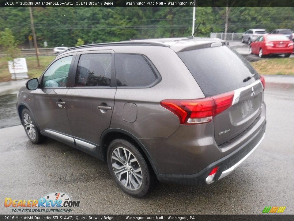 Quartz Brown 2016 Mitsubishi Outlander SEL S-AWC Photo #7