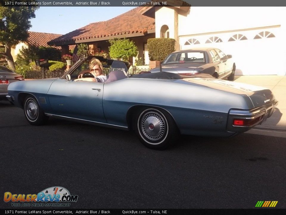 Adriatic Blue 1971 Pontiac LeMans Sport Convertible Photo #1