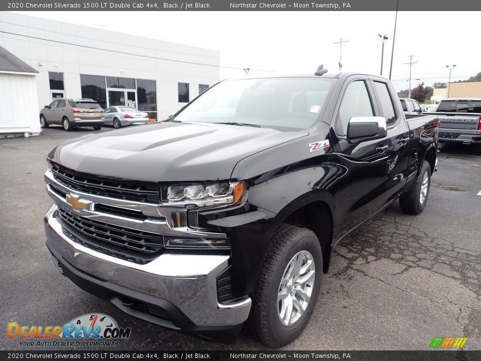 2020 Chevrolet Silverado 1500 LT Double Cab 4x4 Black / Jet Black Photo #1