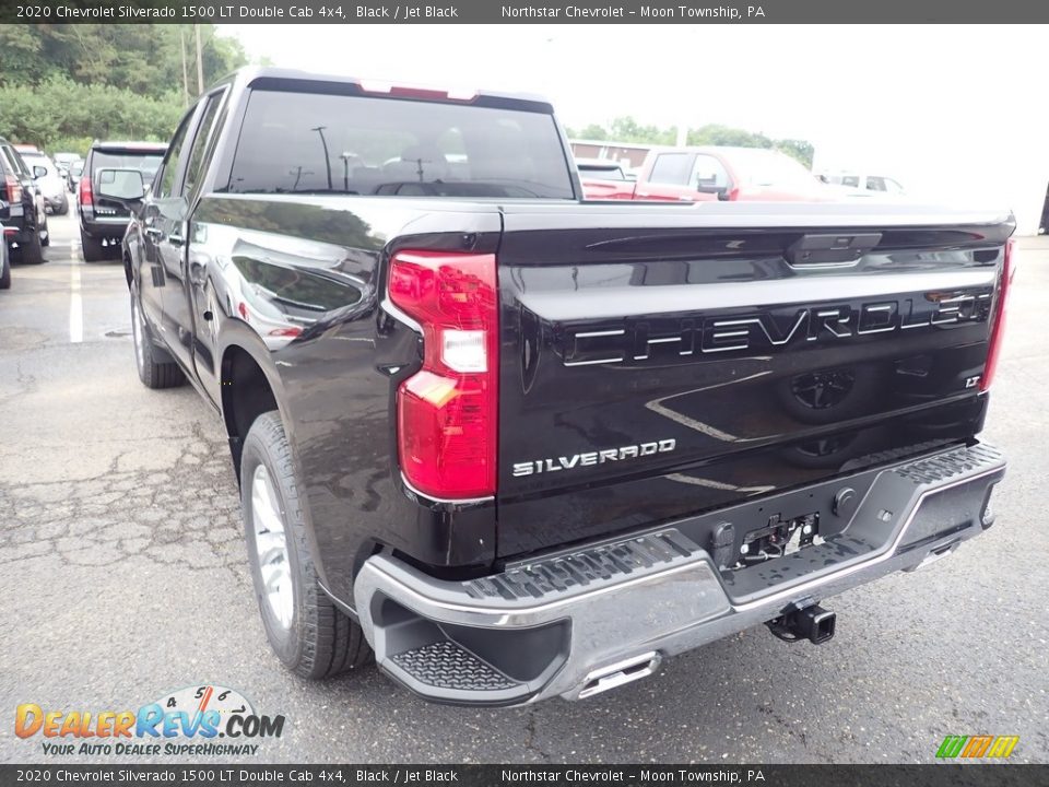 2020 Chevrolet Silverado 1500 LT Double Cab 4x4 Black / Jet Black Photo #3