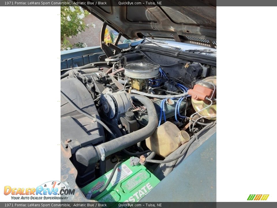 1971 Pontiac LeMans Sport Convertible 350cid OHV 16-Valve V8 Engine Photo #14