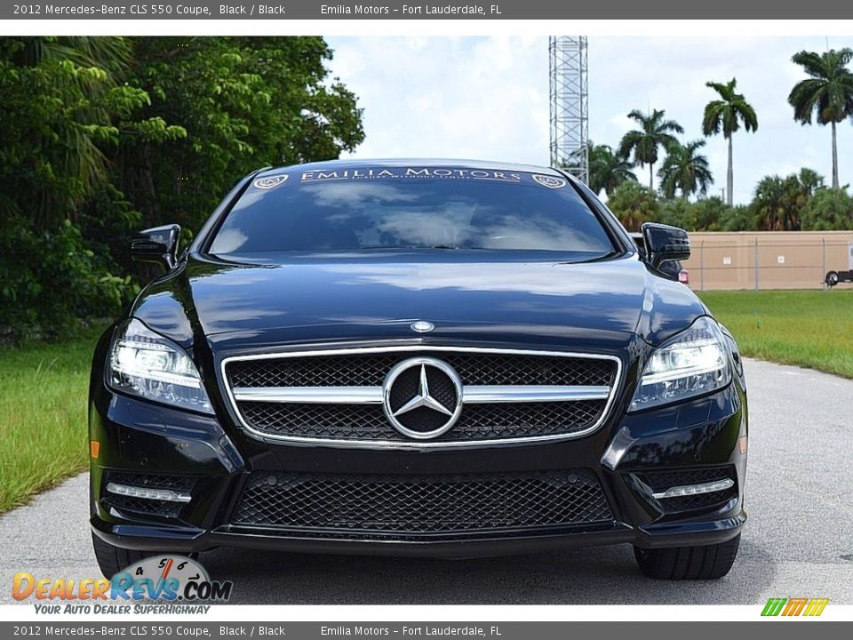 2012 Mercedes-Benz CLS 550 Coupe Black / Black Photo #2