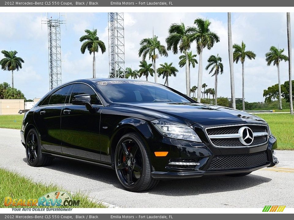 2012 Mercedes-Benz CLS 550 Coupe Black / Black Photo #3