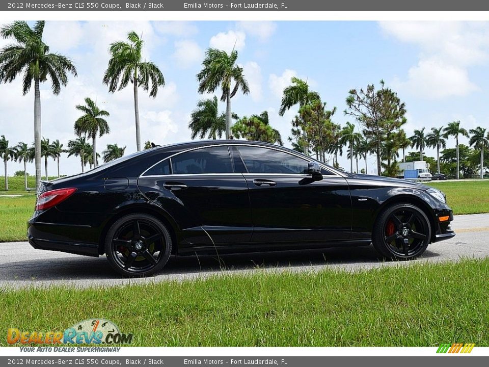 2012 Mercedes-Benz CLS 550 Coupe Black / Black Photo #4